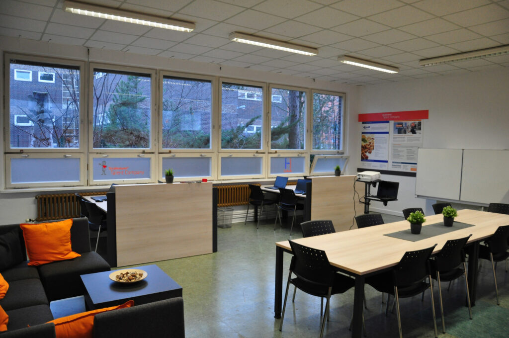 Die Räumlichkeiten der Talent Company der Hermann-von-Helmholtz Schule in Berlin