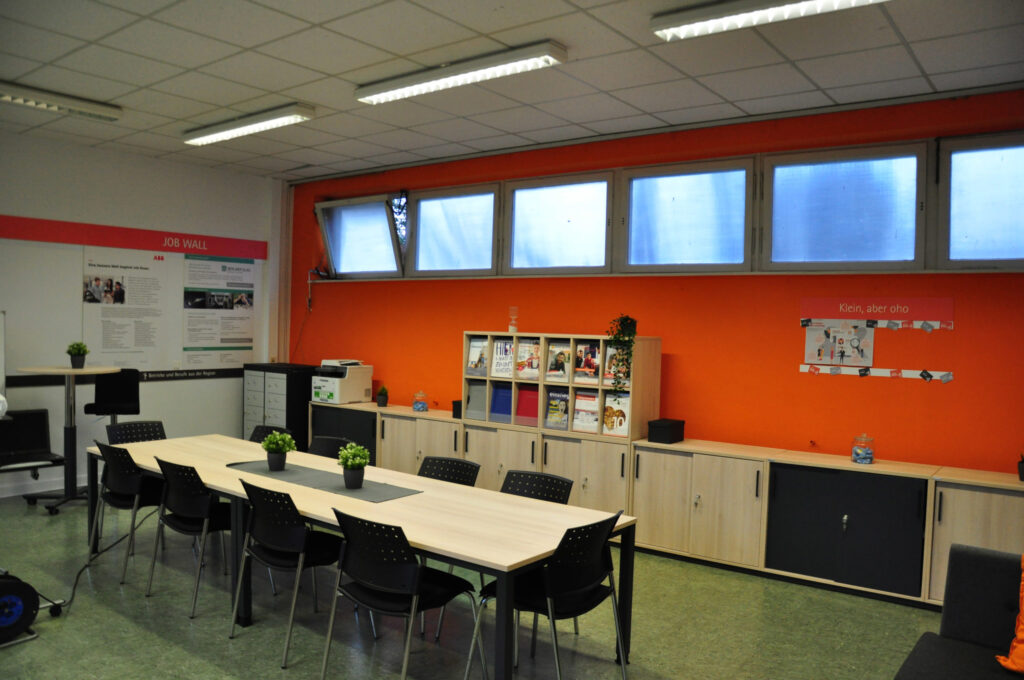 Die Räumlichkeiten der Talent Company der Hermann-von-Helmholtz Schule in Berlin