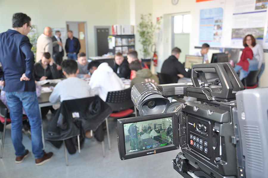 Filmdreh in der Talent Company in Pfungstadt