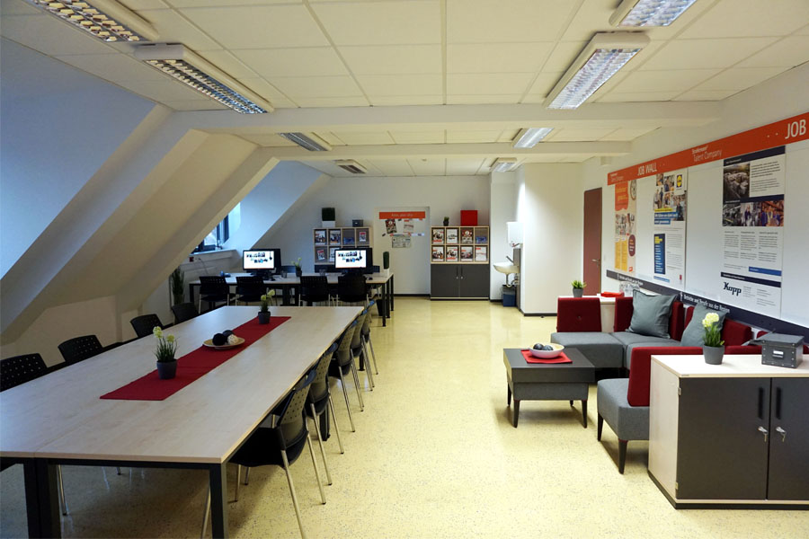 Die Räumlichkeit der Talent Company Schulzentrum Hessen Homburg in Hanau
