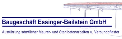 Logo von Baugeschäft Essinger-Beilstein GmbH